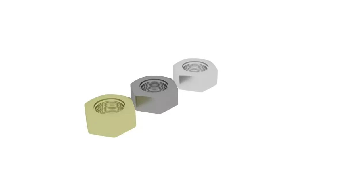 Hex Nut 3D model from CGTrader