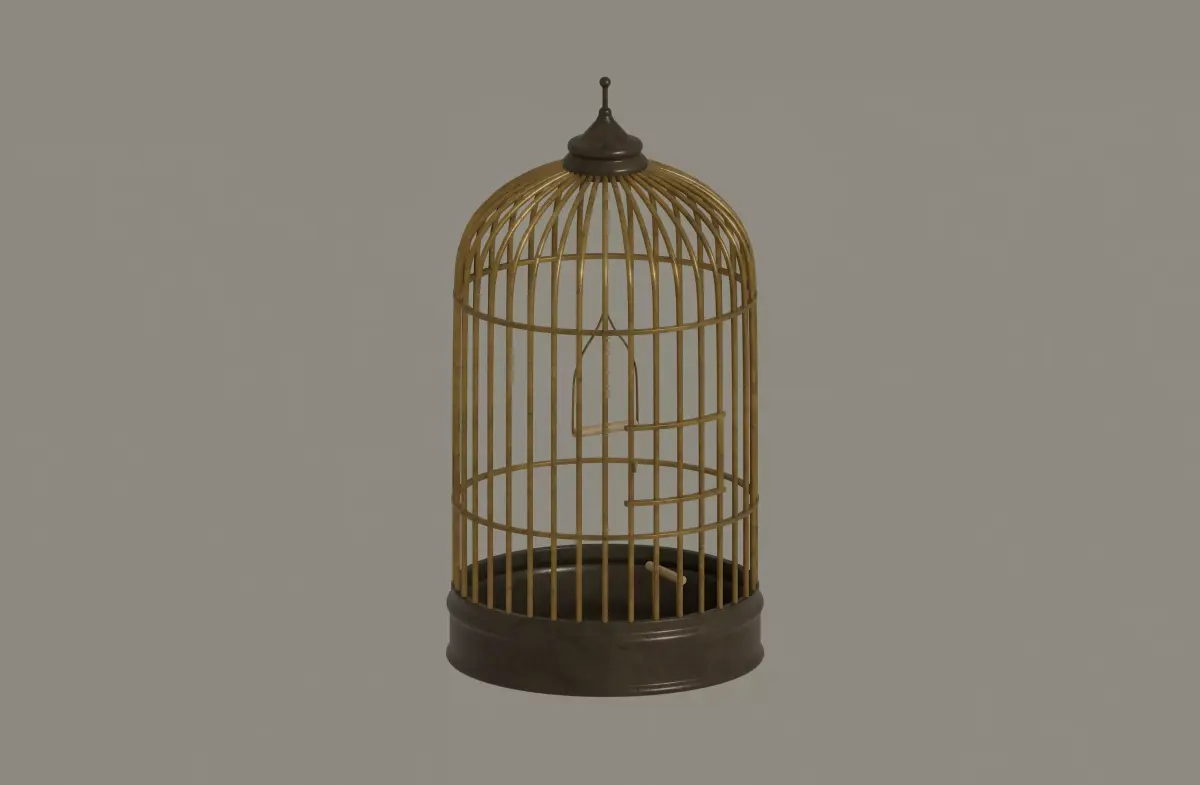 Bird Cage 3D model 3