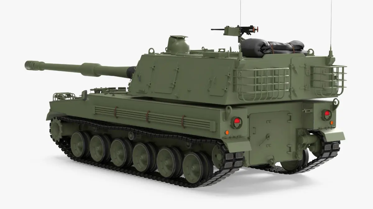 South Korean Self Propelled Howitzer 3D model