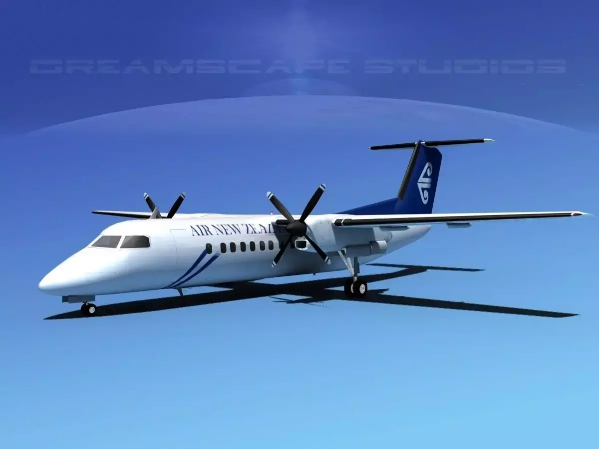 DeHavilland DHC-8-Q300 Air New Zealand 3D model