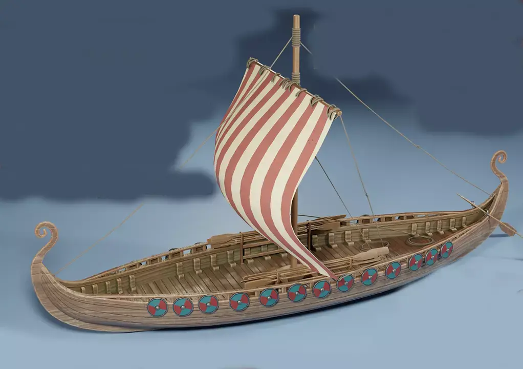 Viking Ship Free 3D model