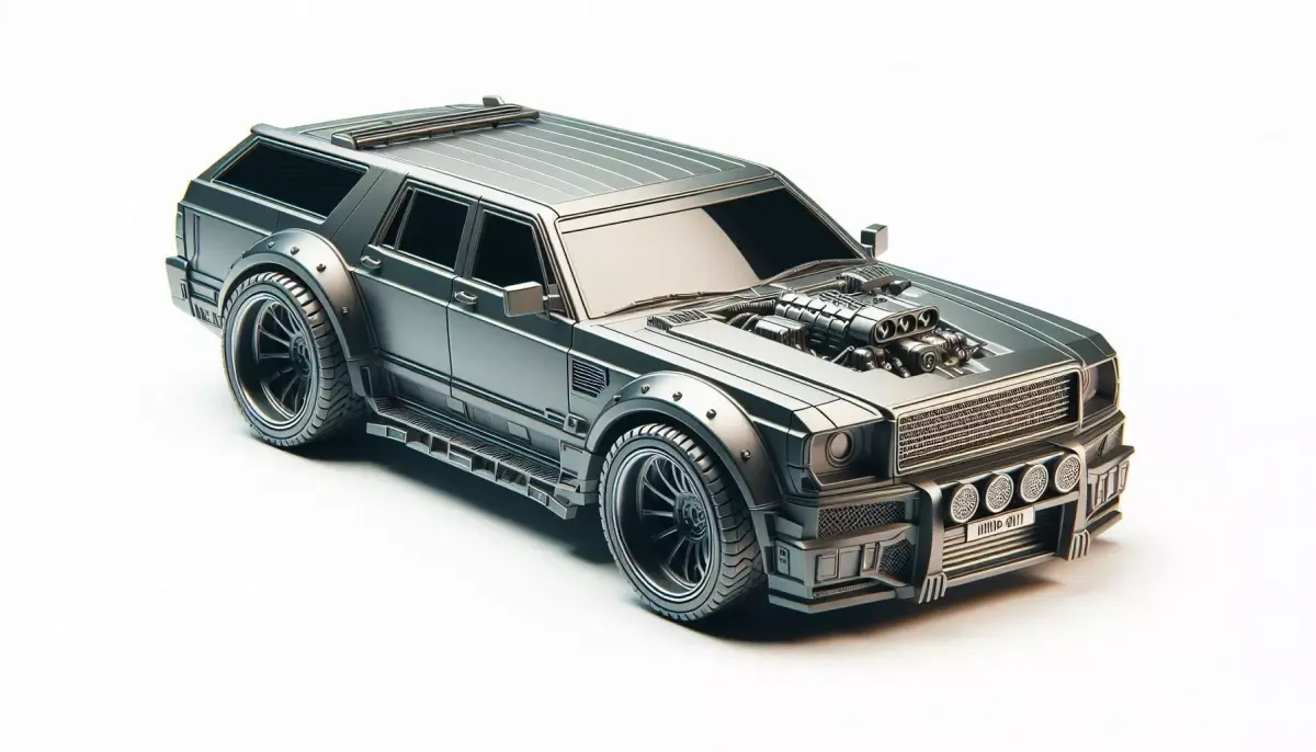 Modern Truck 3D Printable Model 3D print model
