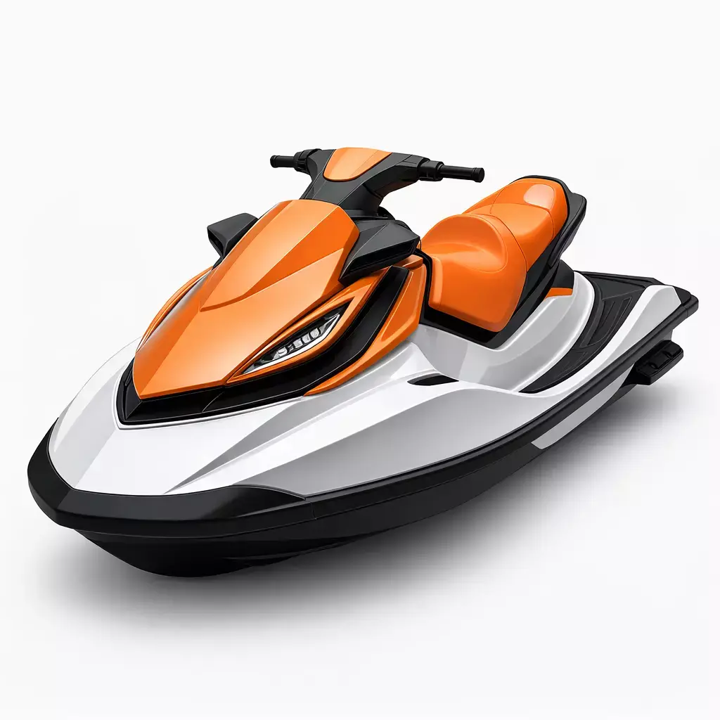 Generic Jet Ski Low Poly Personal Watercraft Low-poly 3D model