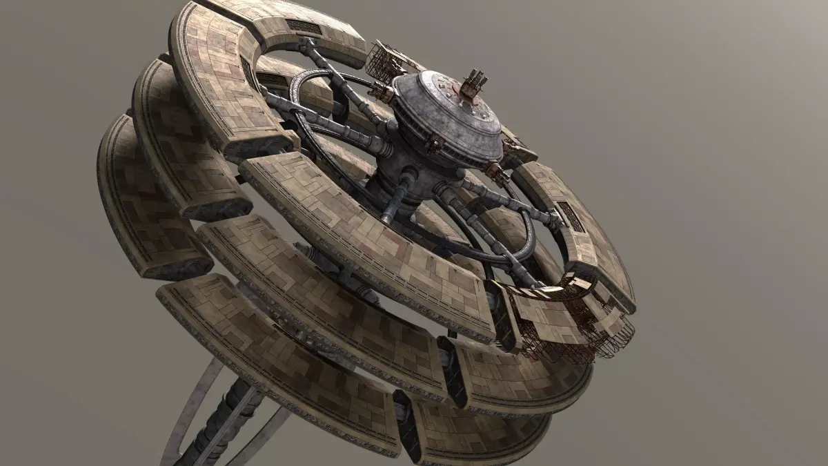 Battlestar Galactica - Ragnar Anchorage 3D model