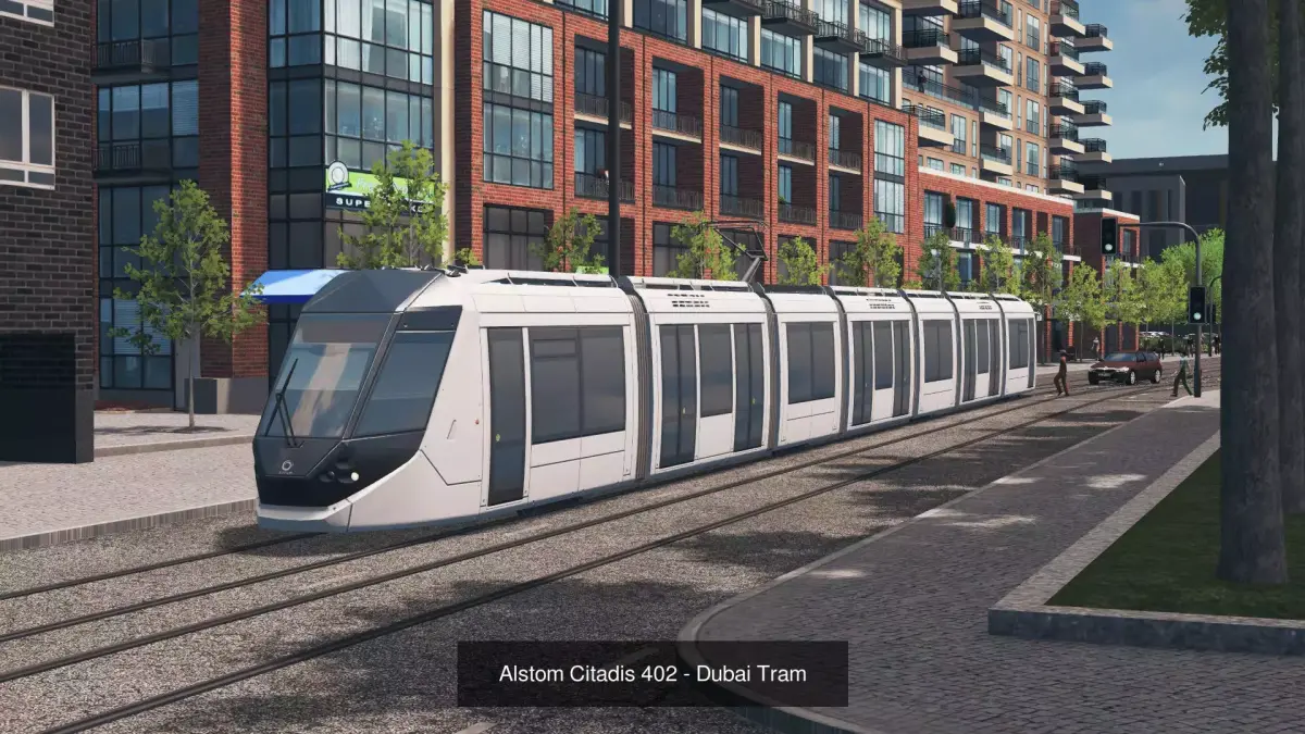 Modern Trams Collection 3D Model Pack