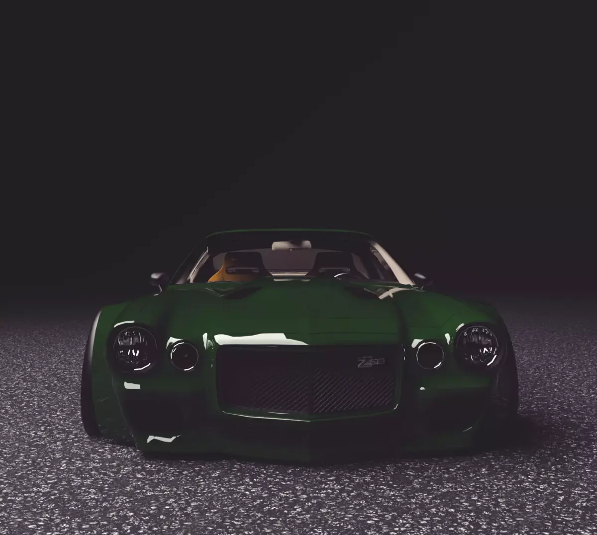 CAMARO Z28 1970 WIDE BODY Free 3D model
