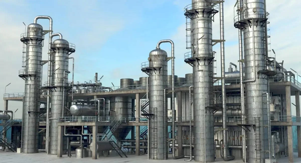 Refinery Unit 1 PBR 3D model