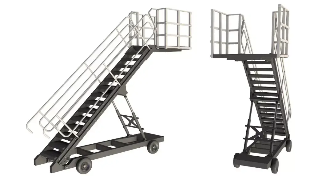 Passenger Steps 3D model