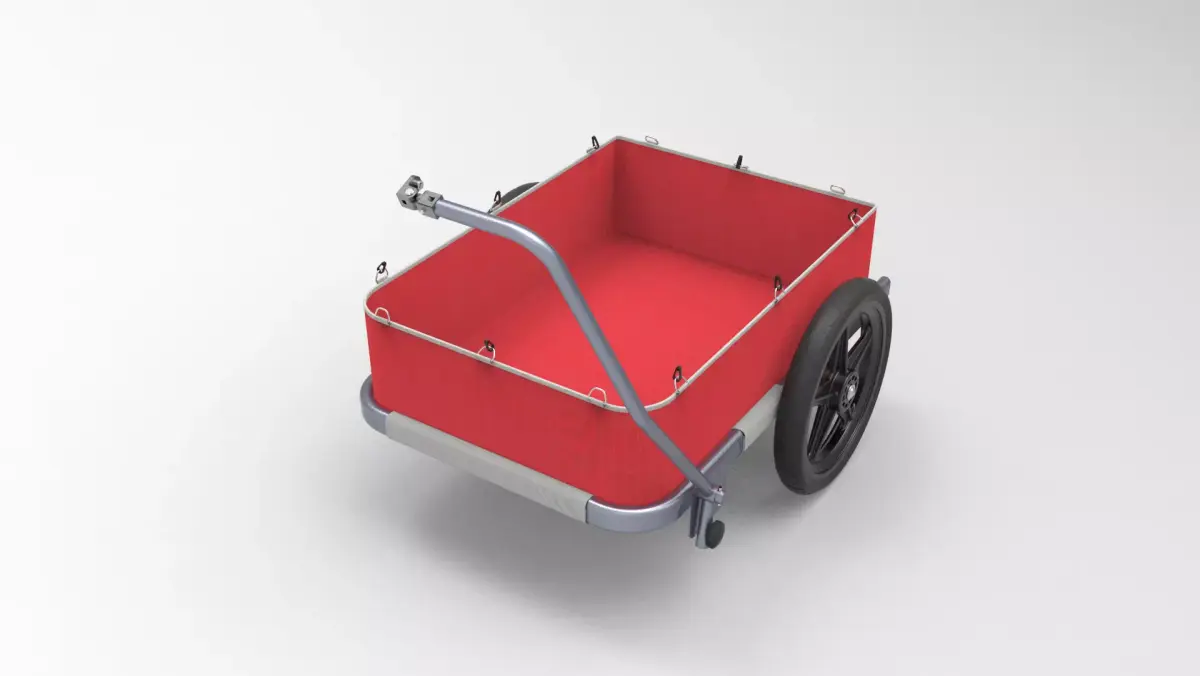 Bike Trailer 3D model purchase