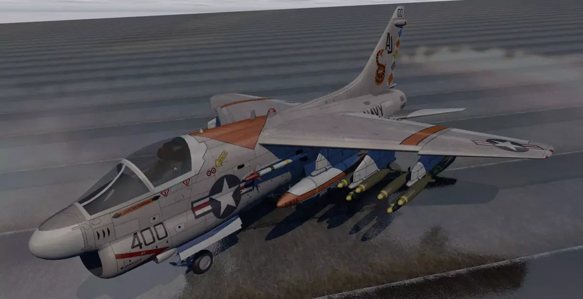 Vought A-7E Corsair II 3D model