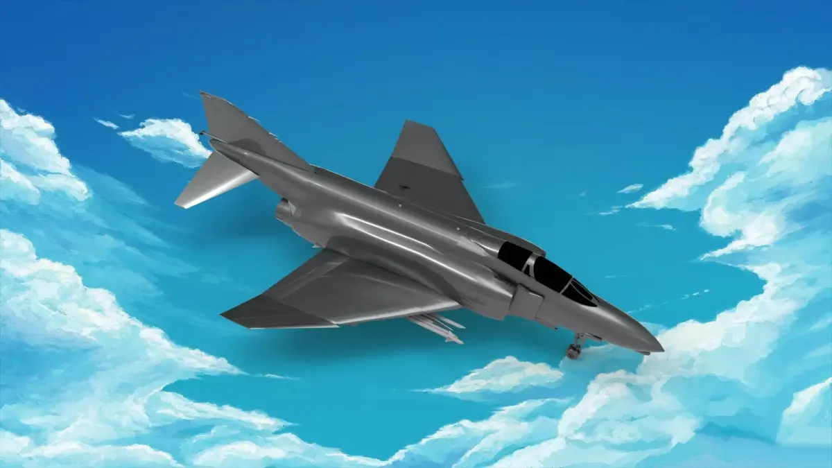 McDonnell Douglas F-4 Phantom 3D model buy