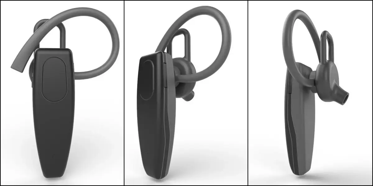Bluetooth Headset M1 Low-poly 3D model