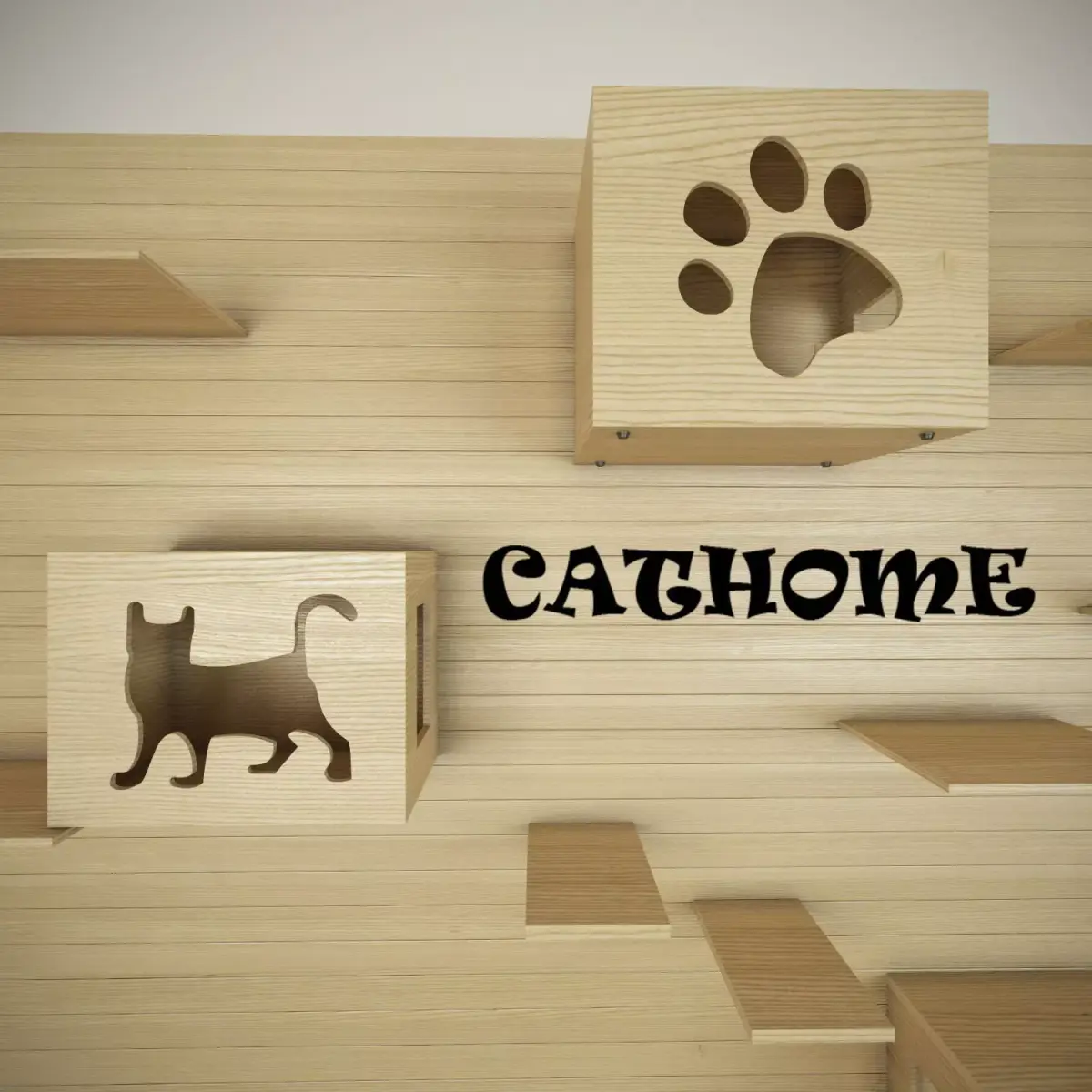 Cat House 3D model