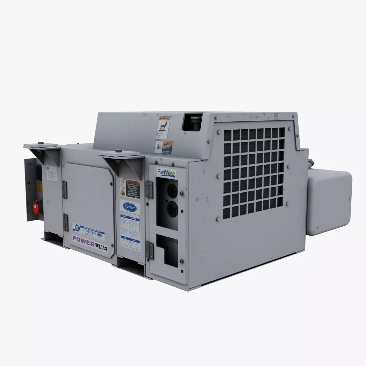 Genset Carrier PowerLINE UG15 Low-poly 3D model