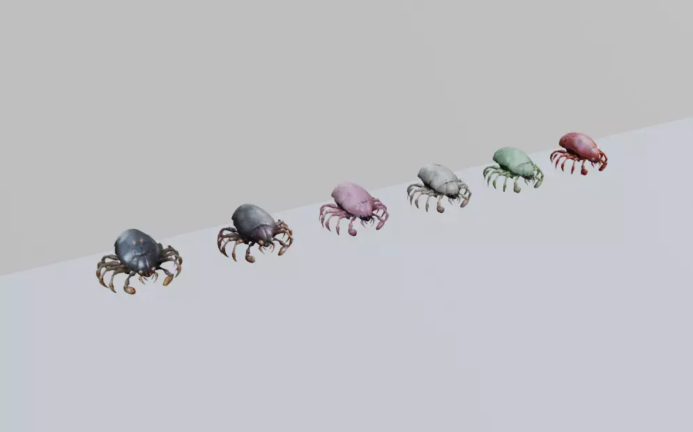 Alien Insect 3D Model pack 3D model