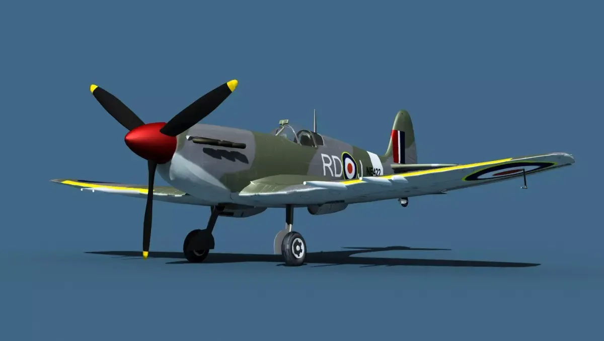 Supermarine Spitfire Mk5C V04 RAF 3D model