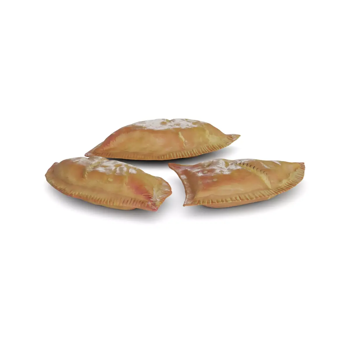 Pasties dumplings and pizzas Cheese and Onion Pasties 3D model