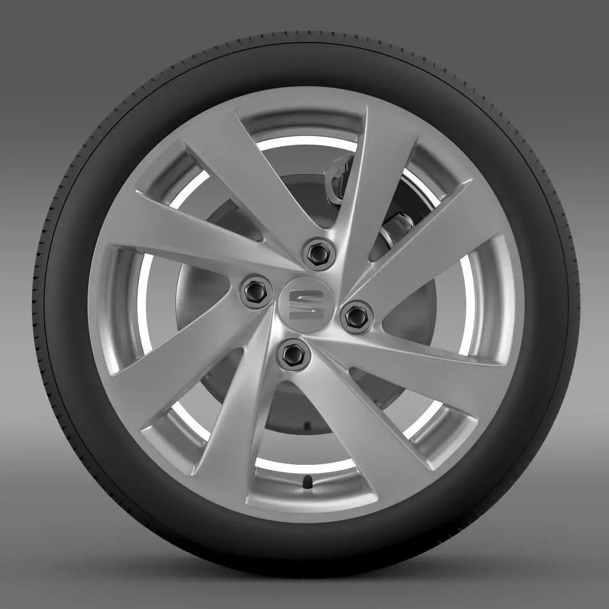 Seat Mii wheel 3D model