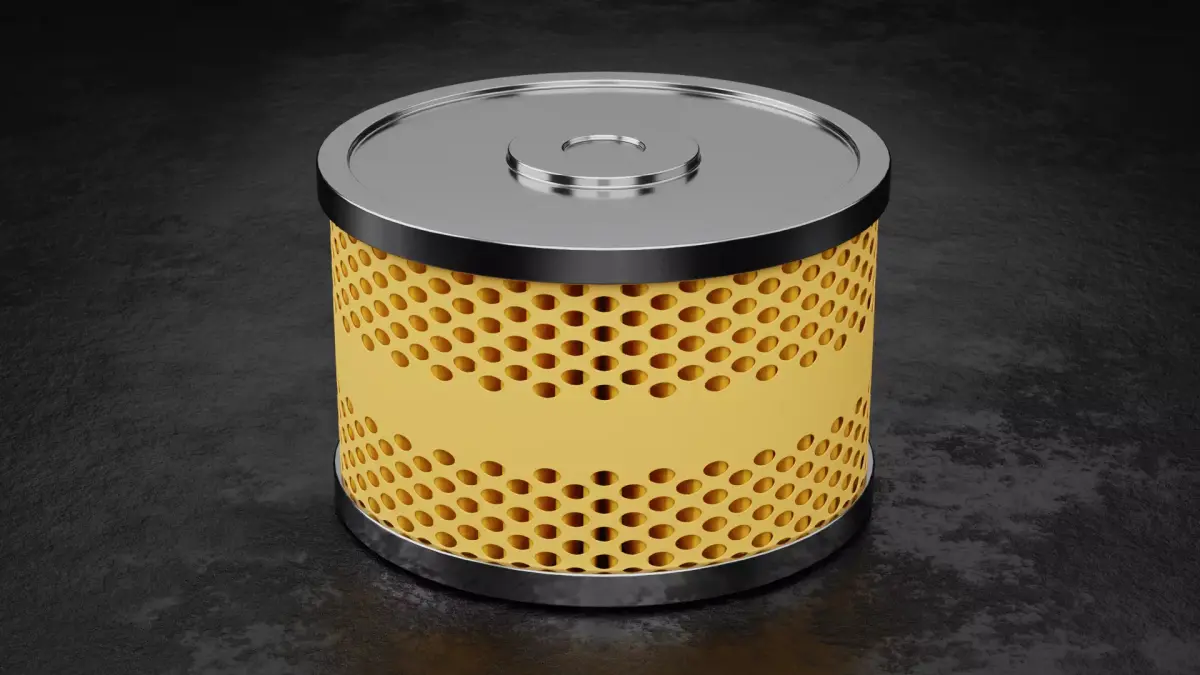 Car Filter Type N 3D model