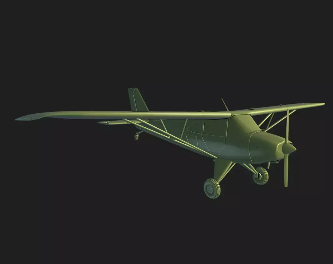 Aero Boero 115 ready to 3D printing 3D print model