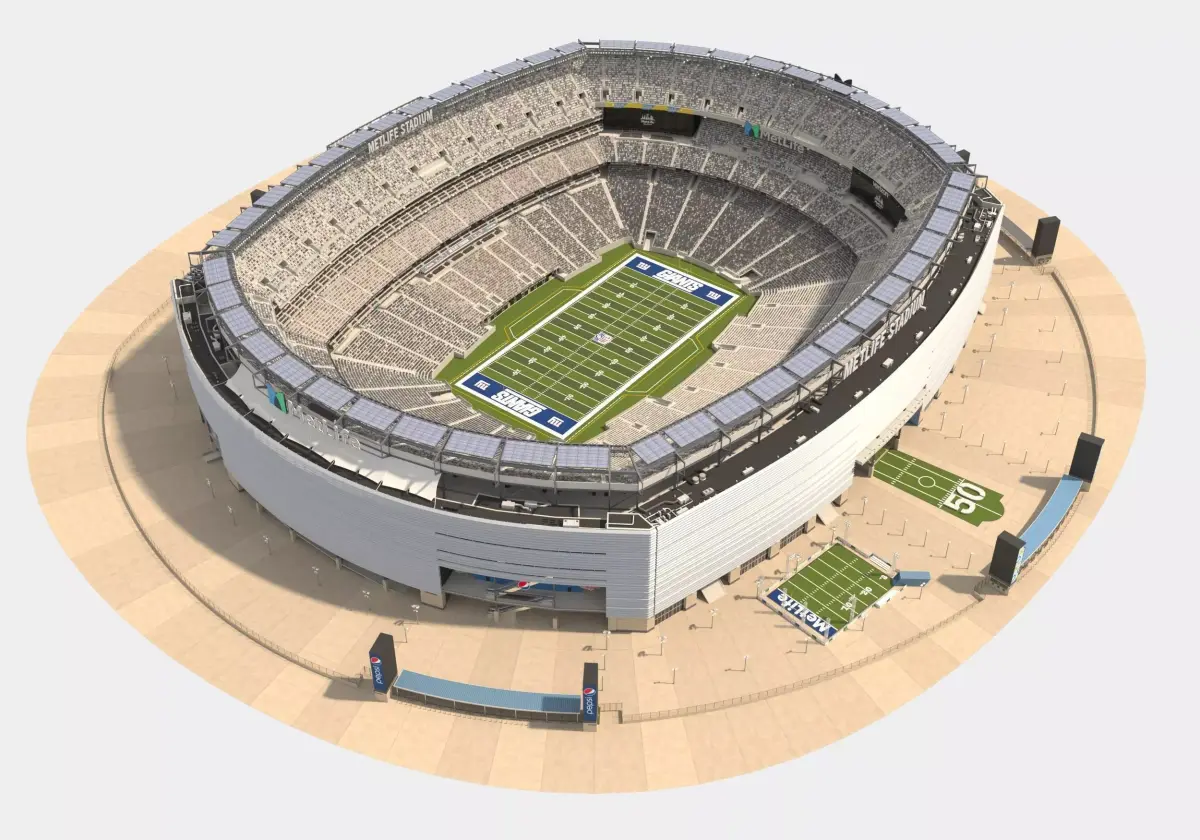 Metlife stadium 3D model