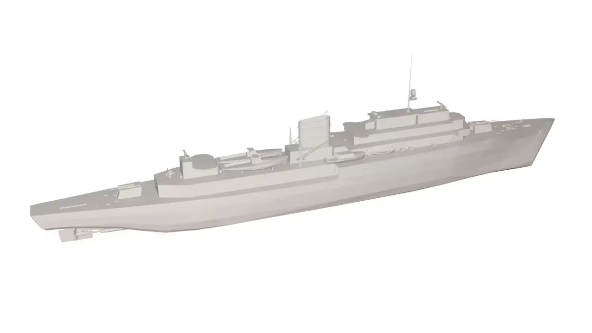 Military Ship 3D model buy
