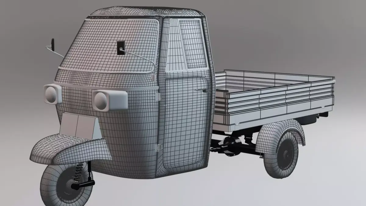 Tuk-tuk Three wheeler 3D model