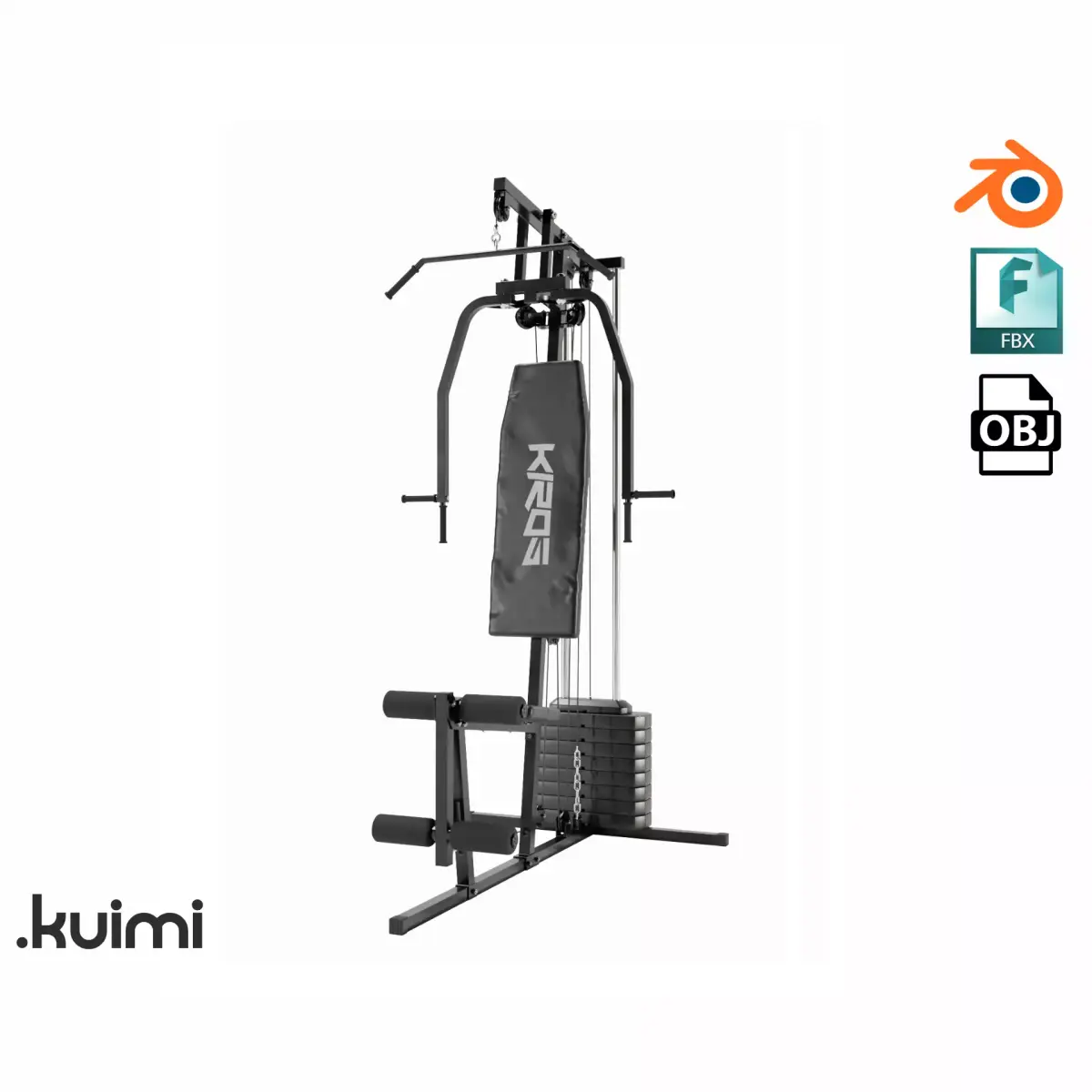 Gym Equipment 002 3D model