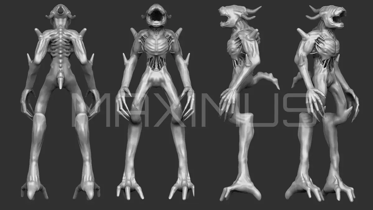 Alien Type X Free 3D model