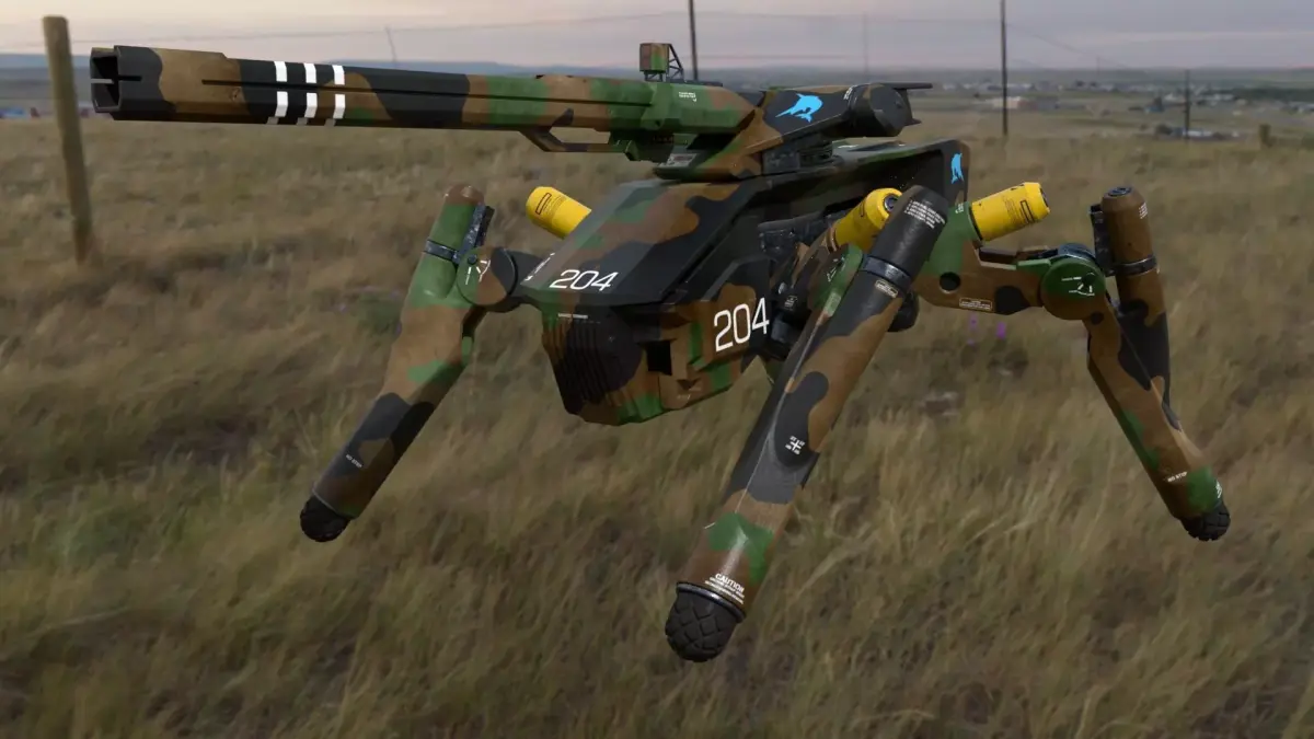 Fully Rigged Animated Spider Tank 3D model