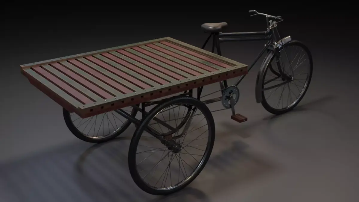 Three wheeler or van 3D model