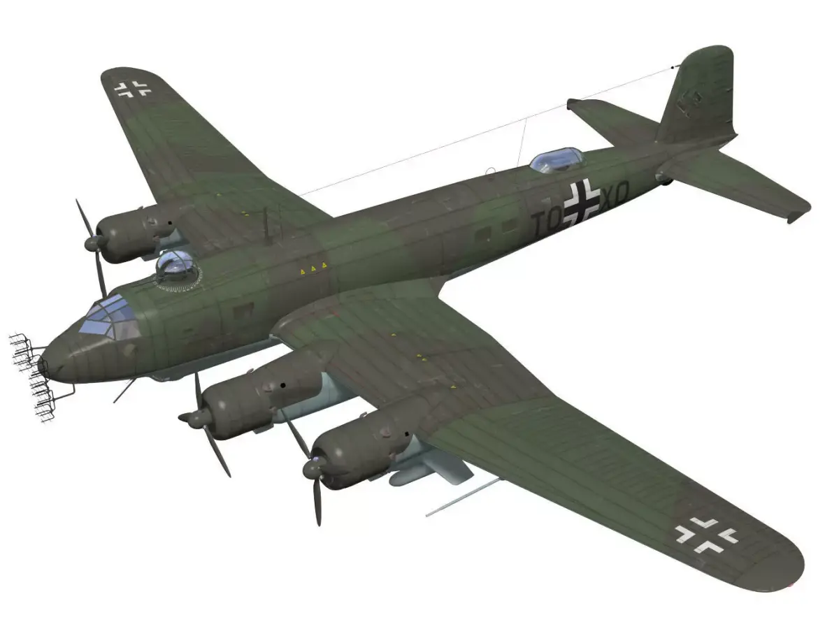 focke wulf fw-200 condor 3D model purchase