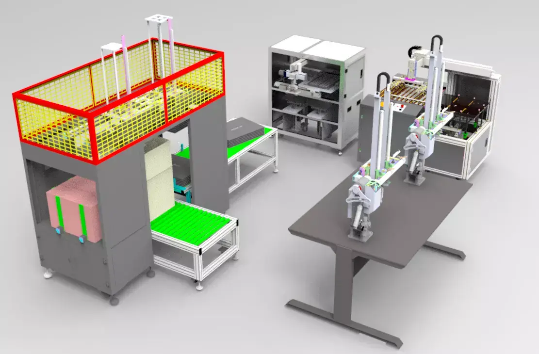 Feeding machine Assembly 3D model