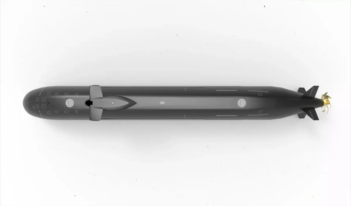 Taigei Class Submarine 3D model