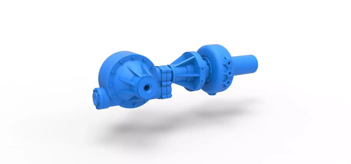 Turbonique Turbo booster axle Scale 1 to 25 3D print model