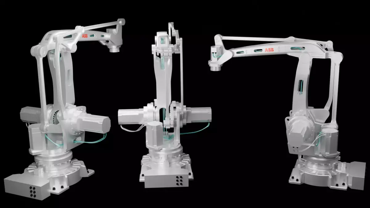 ABB IRB 460 Industrial High Speed Robotic Arm  3D model