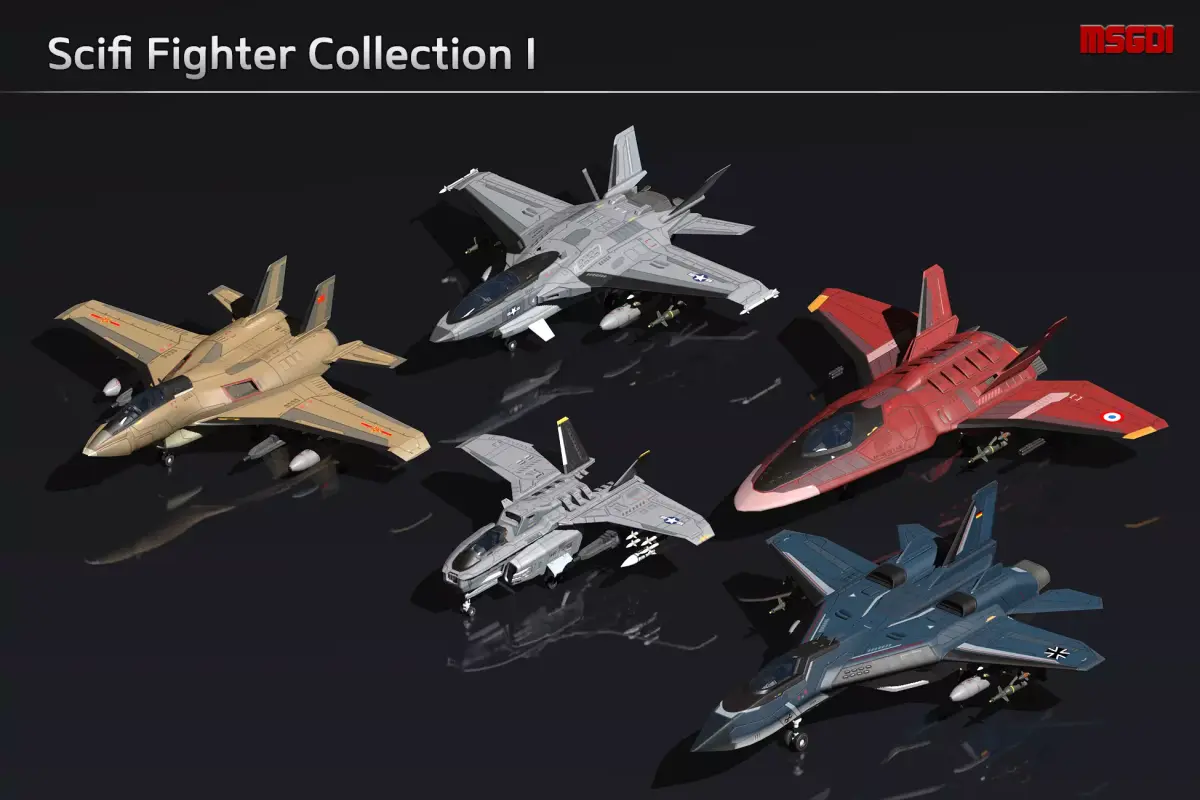 Scifi Fighter Collection I 