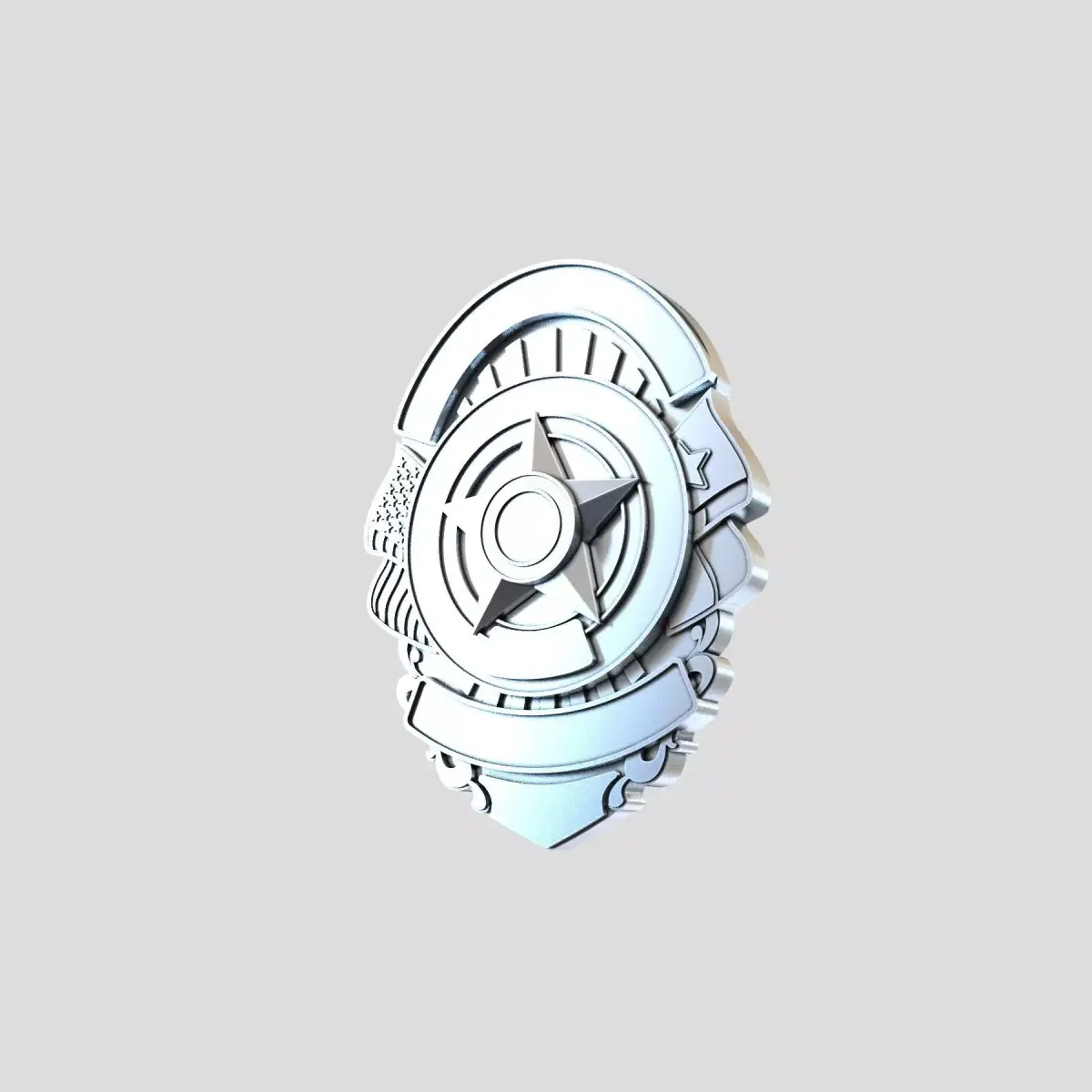Haltom City PD Badge 3D print model