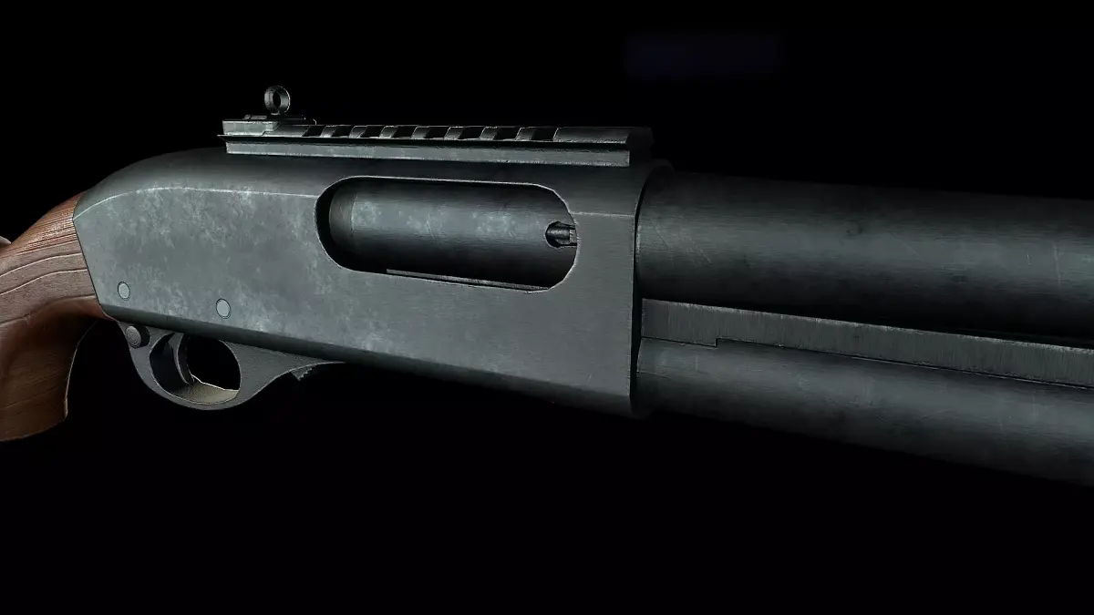 Remington Model 870 Free low-poly 3D model