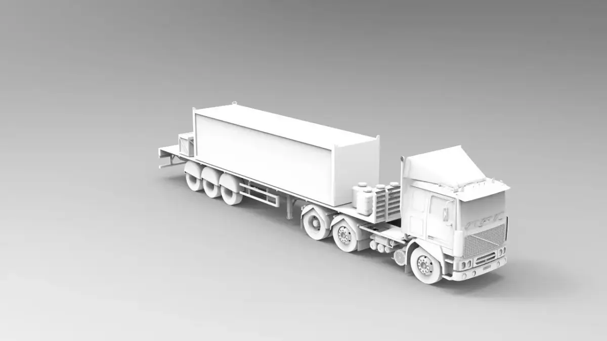TIR truck 3D model