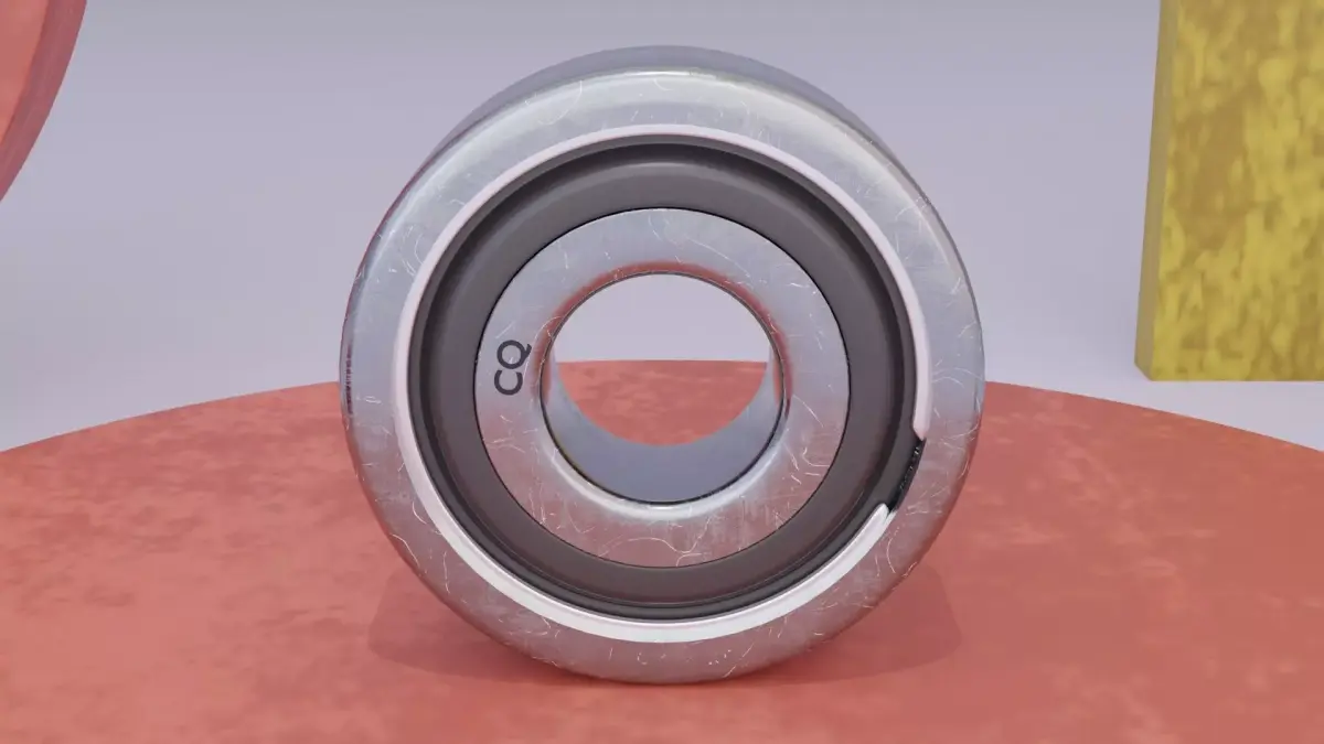 Bearing ball 3D model Textured