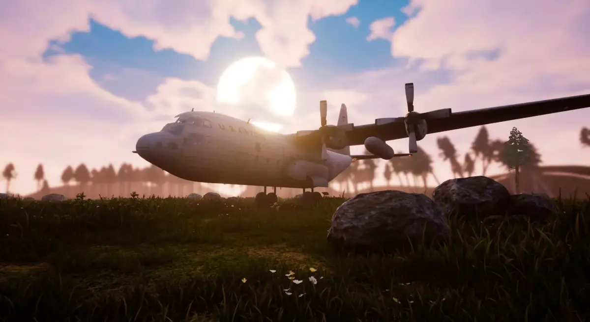 US C-130 Low-poly 3D model