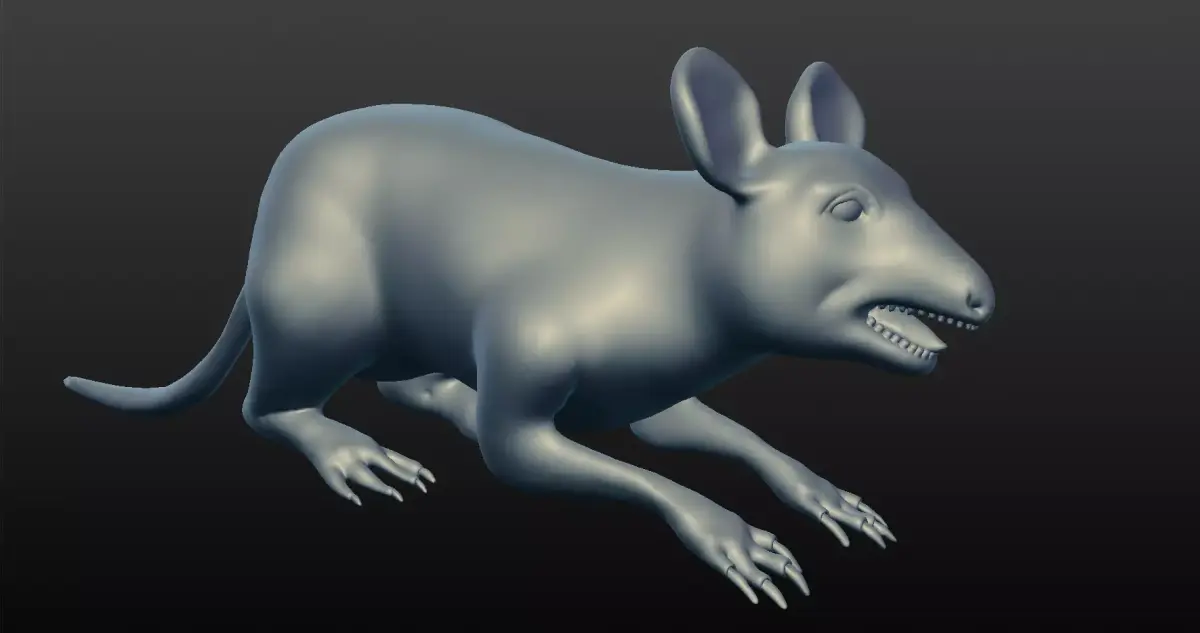 rat 3d model 3D model purchase