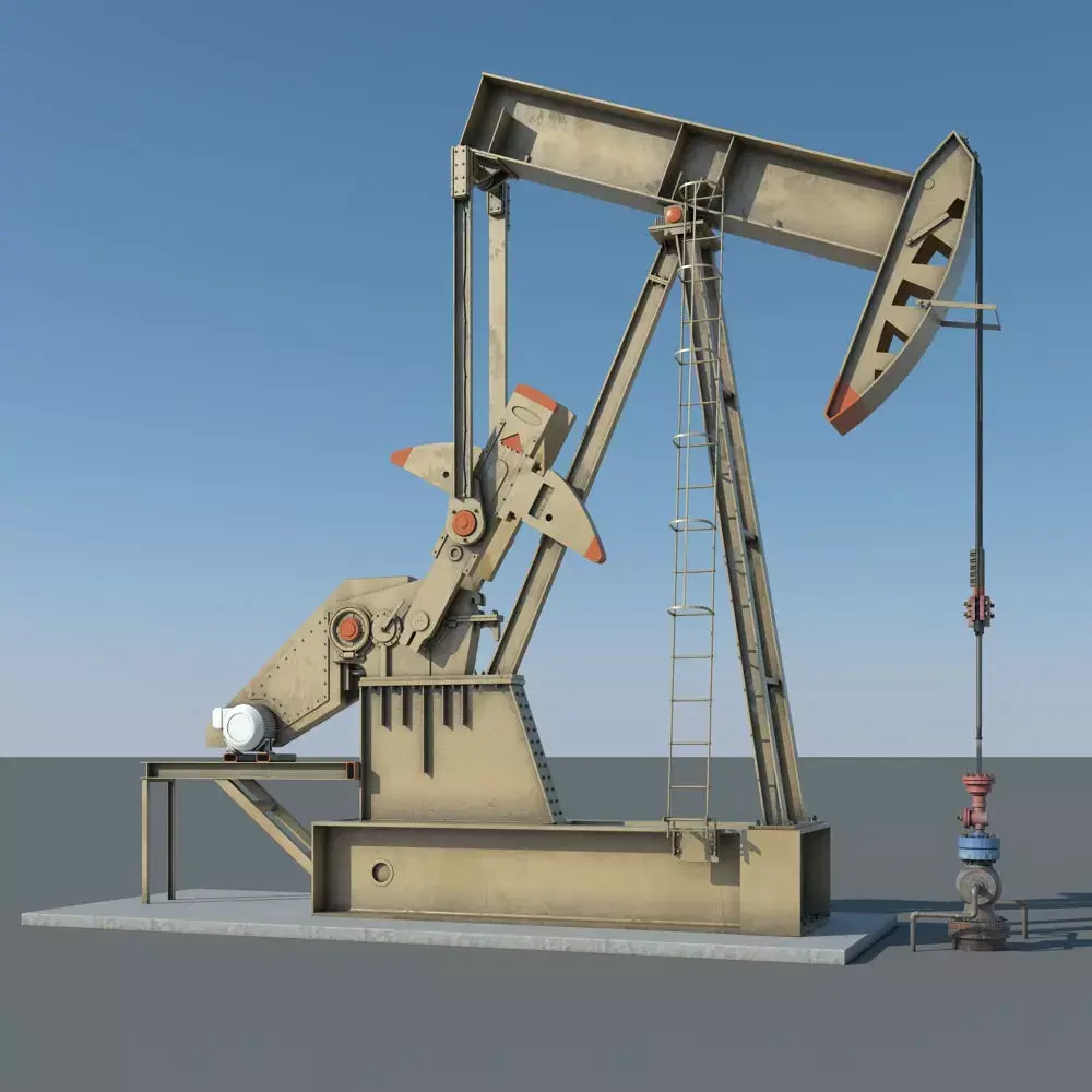 Oil Pumpjack 3D model