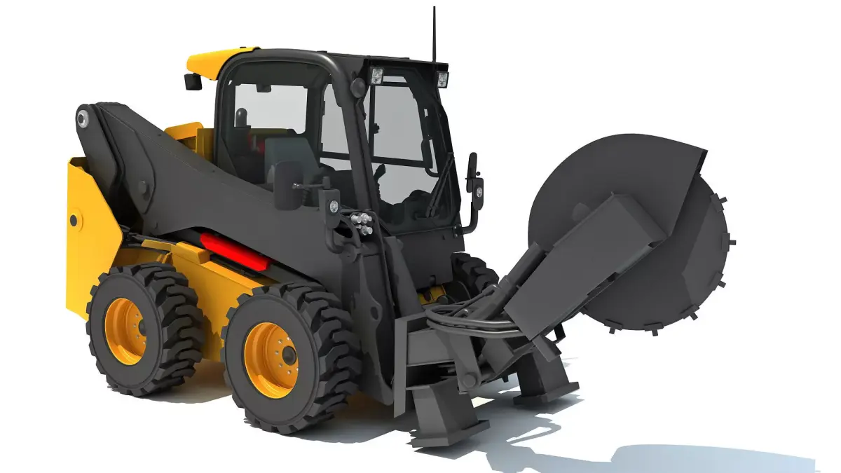 Skid Steer Stump Grinder Cutter 3D model purchase