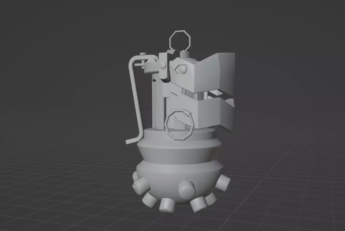 Jinx grenade  Low-poly 3D model purchase