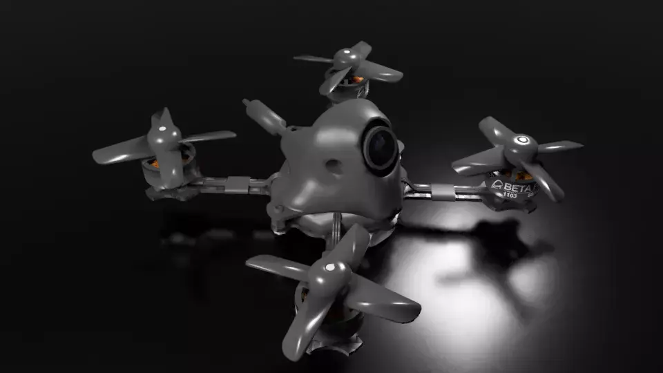 Betta FPV HXX100 - 3D Model Game Ready Low-poly 3D model