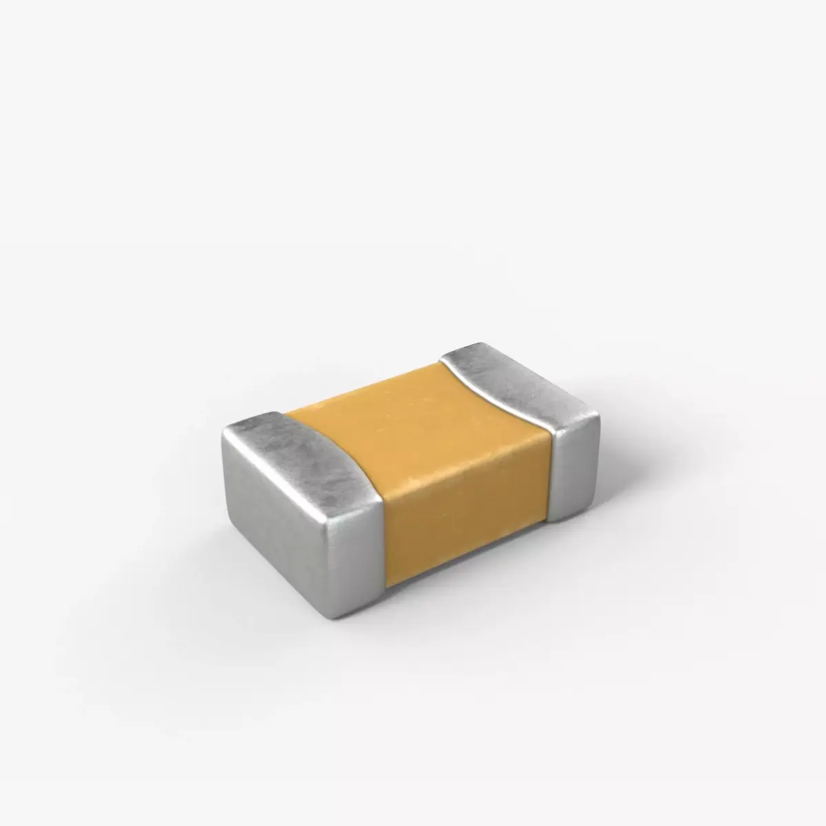 SMD Capacitor with 2K PBR textures 3D model