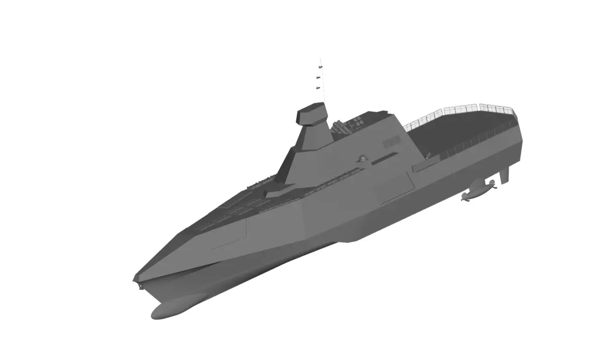 Navy 1 ship 3D model