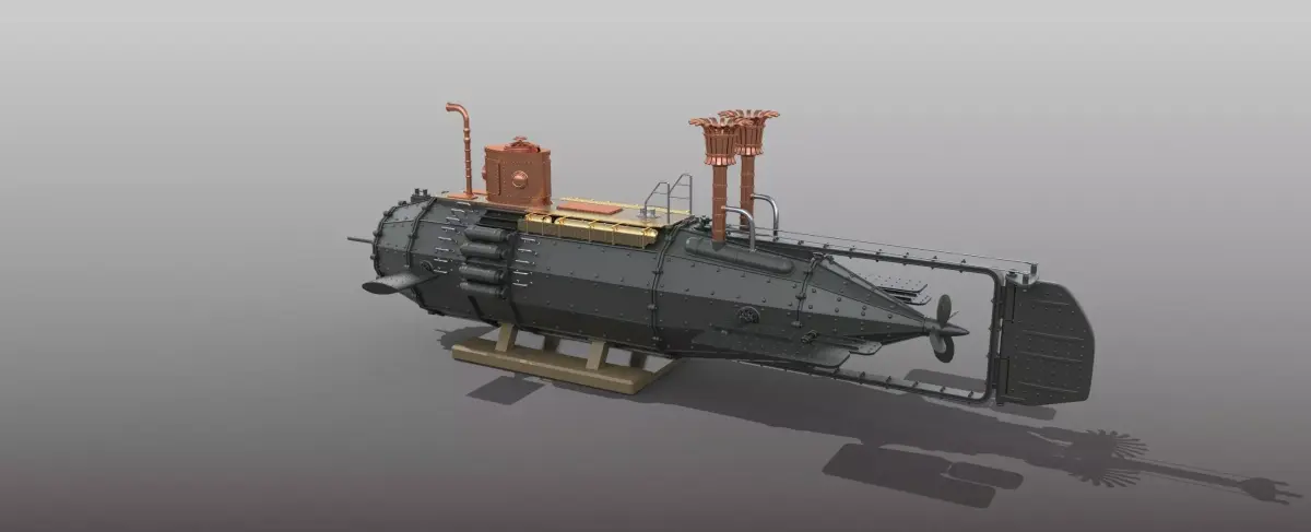 U-Boot U2 3D model